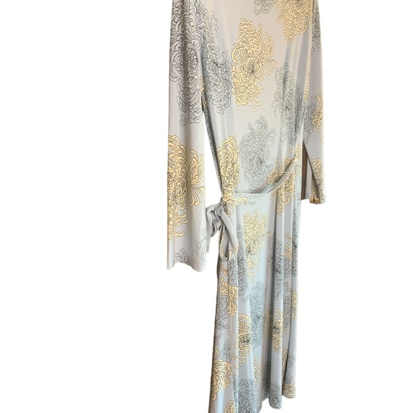 BCBGMaxAzria women’s Adele Wrap Floral Dress USA size Medium artsy boho coastal - Picture 10 of 16